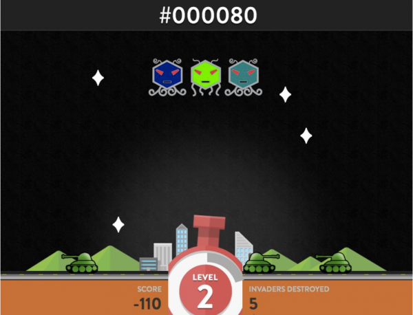 Designer Game Hex Invaders