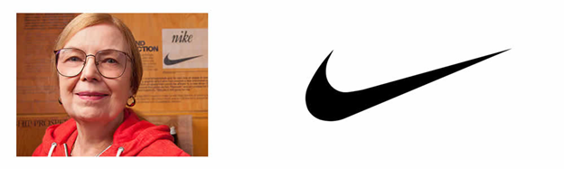 Nha thiet ke logo noi tieng hang Nike: Carolyn Davidson