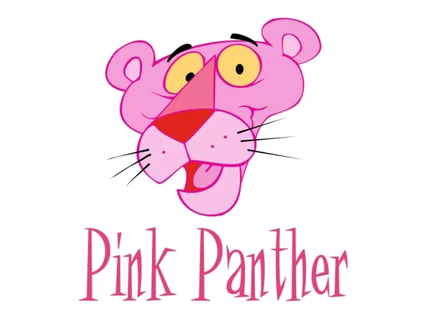 Logo mau hong Pink Panther