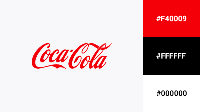 cach ket hop logo mau do va mau trang Coca Cola